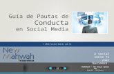 NewMahwah - Guía de pautas de conducta en medios sociales