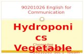 Hydroponics ppt chonradee