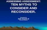 Assessing assessment