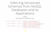Inferring Versioned Schemas from NoSQL Databases and its Applications