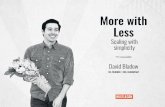 Hustle Con: More With Less: Scaling with Simplicity with  David Bladow, founder of BLoomThat