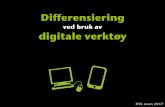 Differensiering ved bruk av digitale verktøy