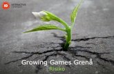 Henrik Riis @ Growing Games. Risk Management