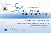 Farkas Bertalan Péter: Scientix Konferencia Budapest 2015