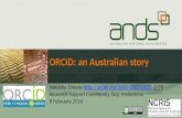 ORCID: an Australian story