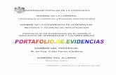 UPCH Portafolio de evidencias Moises Arias Jimenez