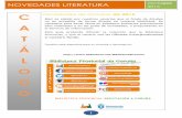 Boletín de Novedades Literatura.Biblioteca Provincial da Coruna