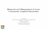 Diagnosis and Management of Acute Community Acquired Pneumonia - Professor Ivan Hung