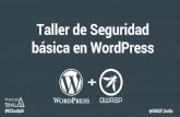 WordCamp Taller Seguridad WordPress
