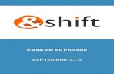 &shift - Dossier de presse - Septembre 2016