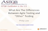 ASTQB w/ XBOSoft CEO Phil Lew: Agile and Waterfall - What Do Testers Do Differently?