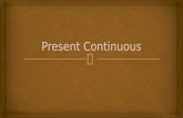 present continuous - ESL game