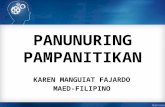 Kahulugan at Kahalagahan ng Panunuring Pampanitikan ; Katangian ng isang Mahusay na Kritiko