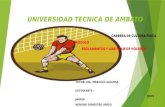 Diapositivas voleibol reglamento JHON JARRIN