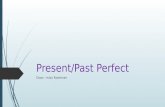 Present past perfect