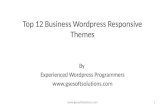 Top 12 business wordpress responsive themes