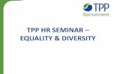 HR Seminar - Equality & Diversity
