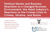 Political Shocks and Business Reactions to a Changed Business Environment: the Hotel Industry’s Reactions to the Crimea Crisis in Crimea, Ukraine, and Russia