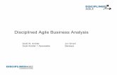 Disciplined agile business analysis