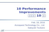 10 performanceimprovements 性能改善10事例
