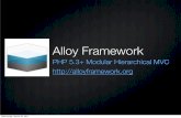 Alloy HMVC PHP Framework
