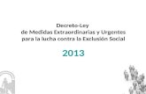 Decreto ley lucha exclusion social 2013 def