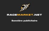 Bannière publicitaire sur racemarket.net