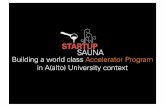 Startup Sauna - REE @ Aalto