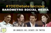 #7DElDebateDecisivo. Análisis del debate de A3Media en Twitter
