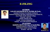 E-filing - R.D.Sivakumar