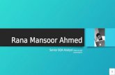 Rana Mansoor Ahmed