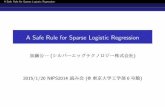 A Safe Rule for Sparse Logistic Regression