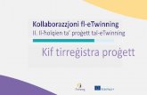 Collaboration in eTwinning: Register a project - MT