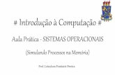 Introdução à Computação: Aula Prática - Sistemas Operacionais (simulando processos na memória)