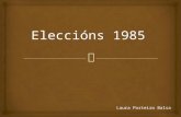 Eleccións 1985