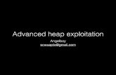 Advanced heap exploitaion