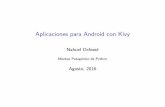 Creando Aplicaciones para Android con Kivy