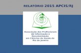 Relatorio Anual APCISRJ 2015