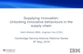 Unlocking innovation in the supply chain