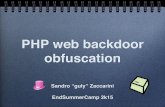 Php web backdoor obfuscation