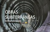 Obras subterraneas
