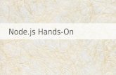 Node.js Hands-On