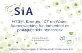 HTSM, Energie, ICT en Water: samenwerking fundamenteel en praktijkgericht onderzoek