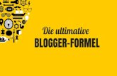 Die ultimative Bloggerformel: Zeitmanagement