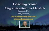 Leading your organization to health