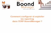 Comment configurer et exploiter les reporting dans l'ERP BoondManager ?