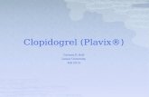 Clopidogrel (plavix®) presentation