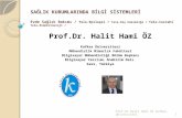 Prof.dr. halit hami oz 13-sağlık kurumlarında bilgi sistemi-evde sağlık bakımı-ahbs-mrs