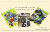 Pic collage ja Timeline, ideoita perusopetukseen