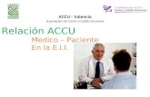 Paciente Experto. ACCU-Valencia. Reunión Pacientes Enfermedad Inflamatoria Intestinal, Hospital Manises, EII,